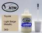 Preview: Toyota, Light Beige Metallic, 3K9: 20ml Lackstift, von ATW Autoteile West.